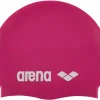 site soldes Meilleure vente 👏 BONNET DE BAIN Natation Femme ARENA CLASSIC SILICONE F, FUSHIA ❤️ 5