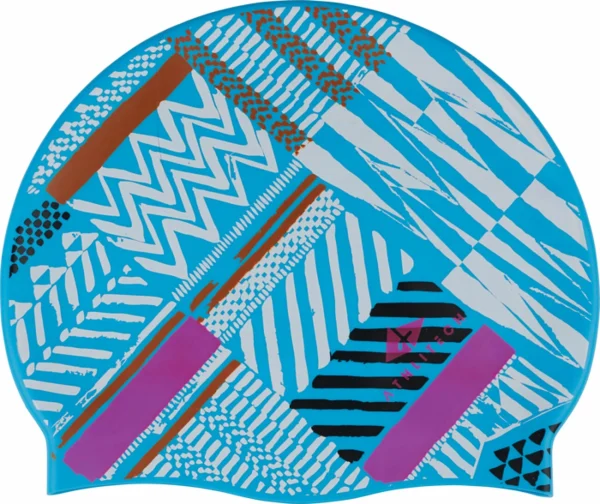 Promo 🎉 BONNET DE BAIN Natation Fille ATHLI-TECH PRINT 500 😉 prix pas cher 1