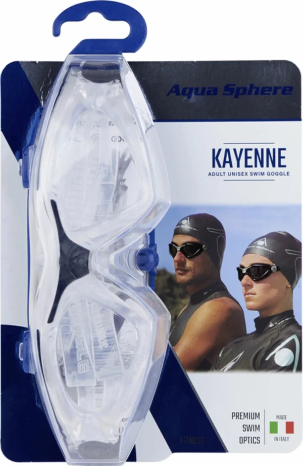 Budget 😍 LUNETTES Natation Mixte AQUASPHERE KAYENNE CLEAR 😉 site soldes 3