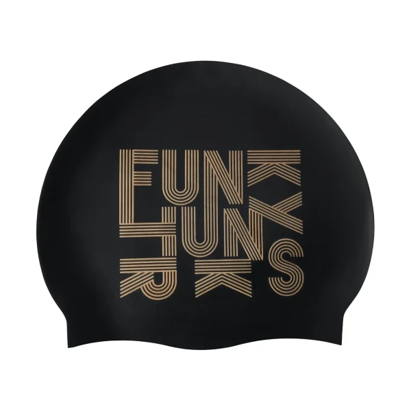 Satisfait ou Remboursé Meilleure vente 🎉 Natation Funky Trunks Bonnet De Bain Funky Trunks NOIR 👏 1