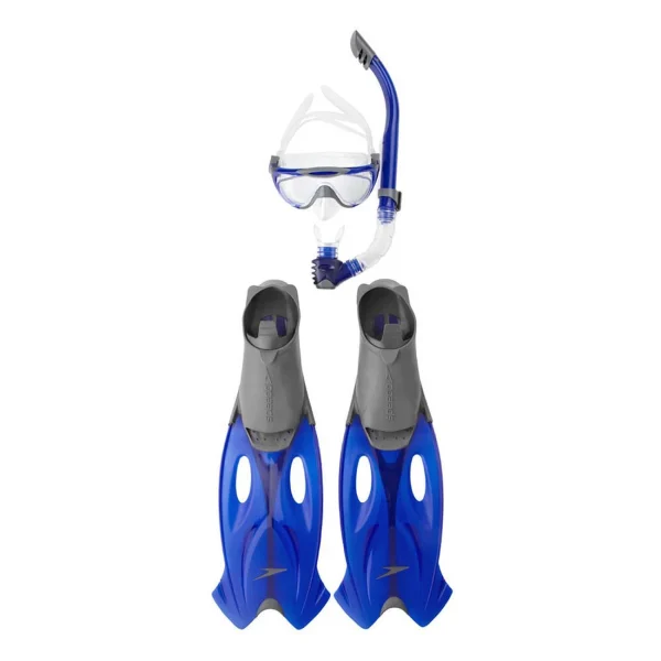 Officielle Coupon ❤️ Natation Speedo Speedo Glide Mask Snorkel Fin Set 🎁 1