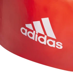 Bon marché 🧨 Natation Adidas Bonnet De Bain Enfant Adidas 3-bandes Silicone ROUGE 🔥 soldes officiel 9