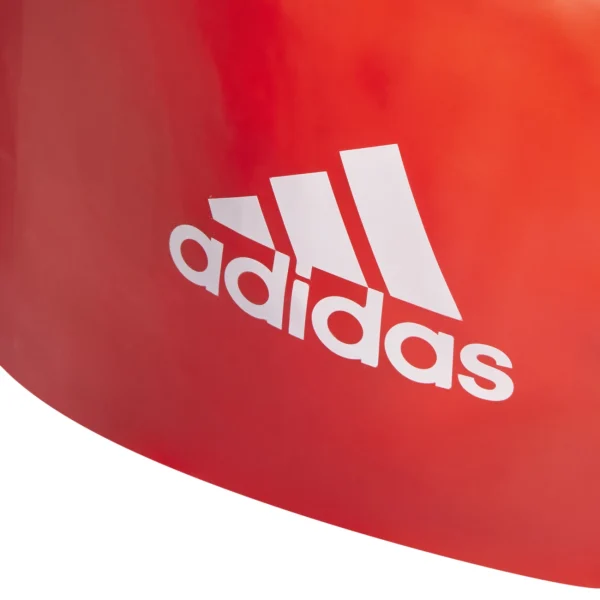 Bon marché 🧨 Natation Adidas Bonnet De Bain Enfant Adidas 3-bandes Silicone ROUGE 🔥 soldes officiel 3