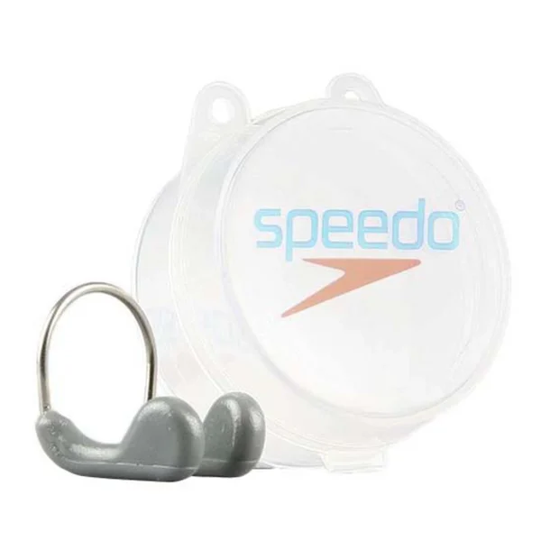 Budget 👍 Natation Speedo Pinces Pour Le Nez De Natation Speedo Competition Noseclip Gris ✔️ soldes magasin 1