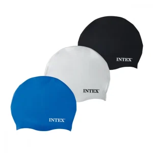 Meilleure affaire 😀 Intex Bonnet De Bain Silicone Noir Adulte Intex 🎁 soldes de Noël 6