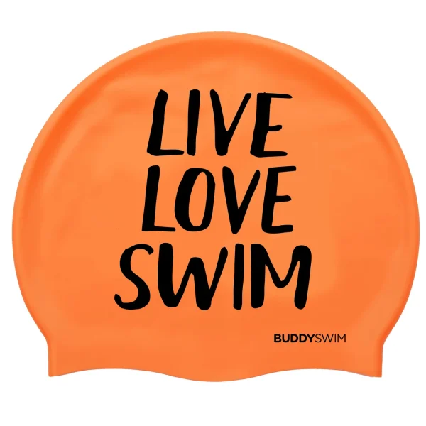 Tout neuf ⌛ Natation Buddyswim Bonnet De Bain En Silicone Buddyswim Lls 💯 acheter 1