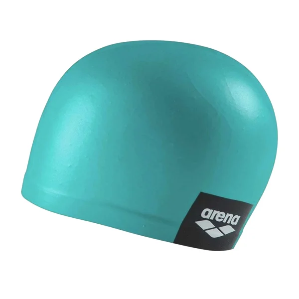 Nouveau 👍 Natation Arena Bonnet De Natation Bleu Menthe Adulte Arena Logo Moulded ✨ commentaire favorable 1