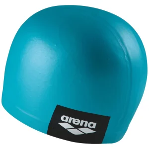 Nouveau 👍 Natation Arena Bonnet De Natation Bleu Menthe Adulte Arena Logo Moulded ✨ commentaire favorable 7